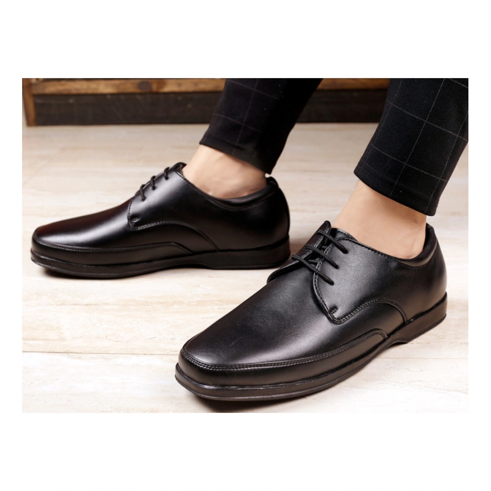 Generic Men's Faux Leather Formal Shoes (Black) - Image 3