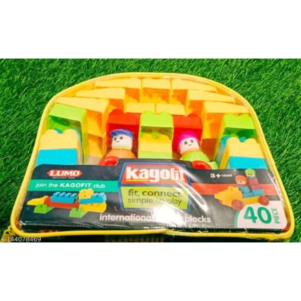 40_Pcs Set Blocks | Plastic | Educational Toys | 3+ Years - Image 4
