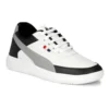 Generic Men's Casual Synthetic Solid Lace-Up Shoes (Black)