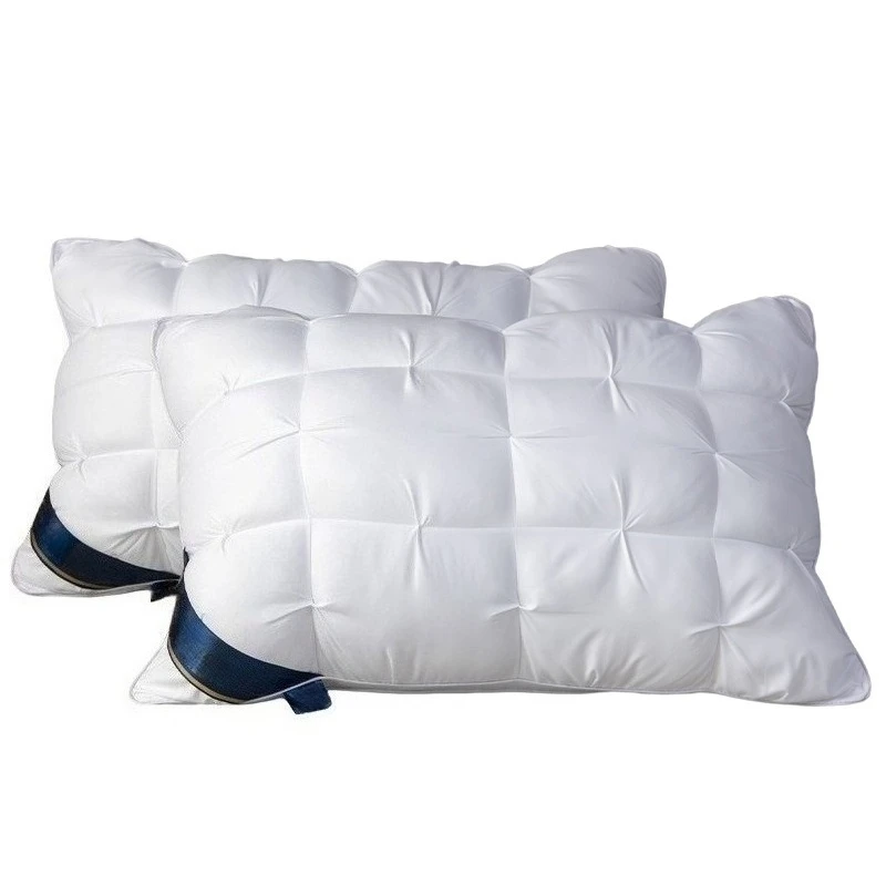 1pc Luxurious Hotel-Grade Neck Support Pillows - Deep Sleep Comfort,Moisture-Absorbing Breathable for Living Room & Bedroom