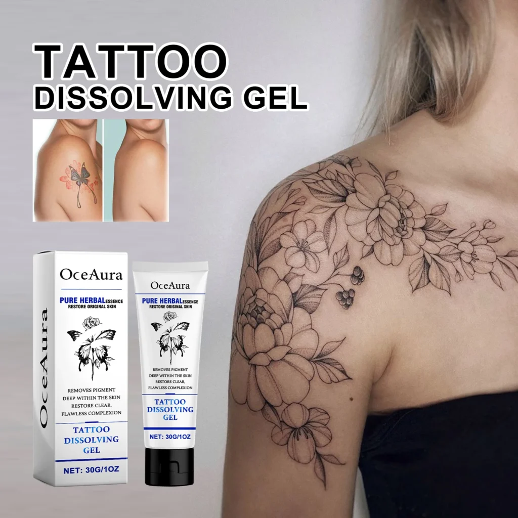 Oceaura Tattoo Care Gel Nourishing Repair Skin Barrier Moisturize Promote Skin Health Softening Herbal Tattoo Remove Gel