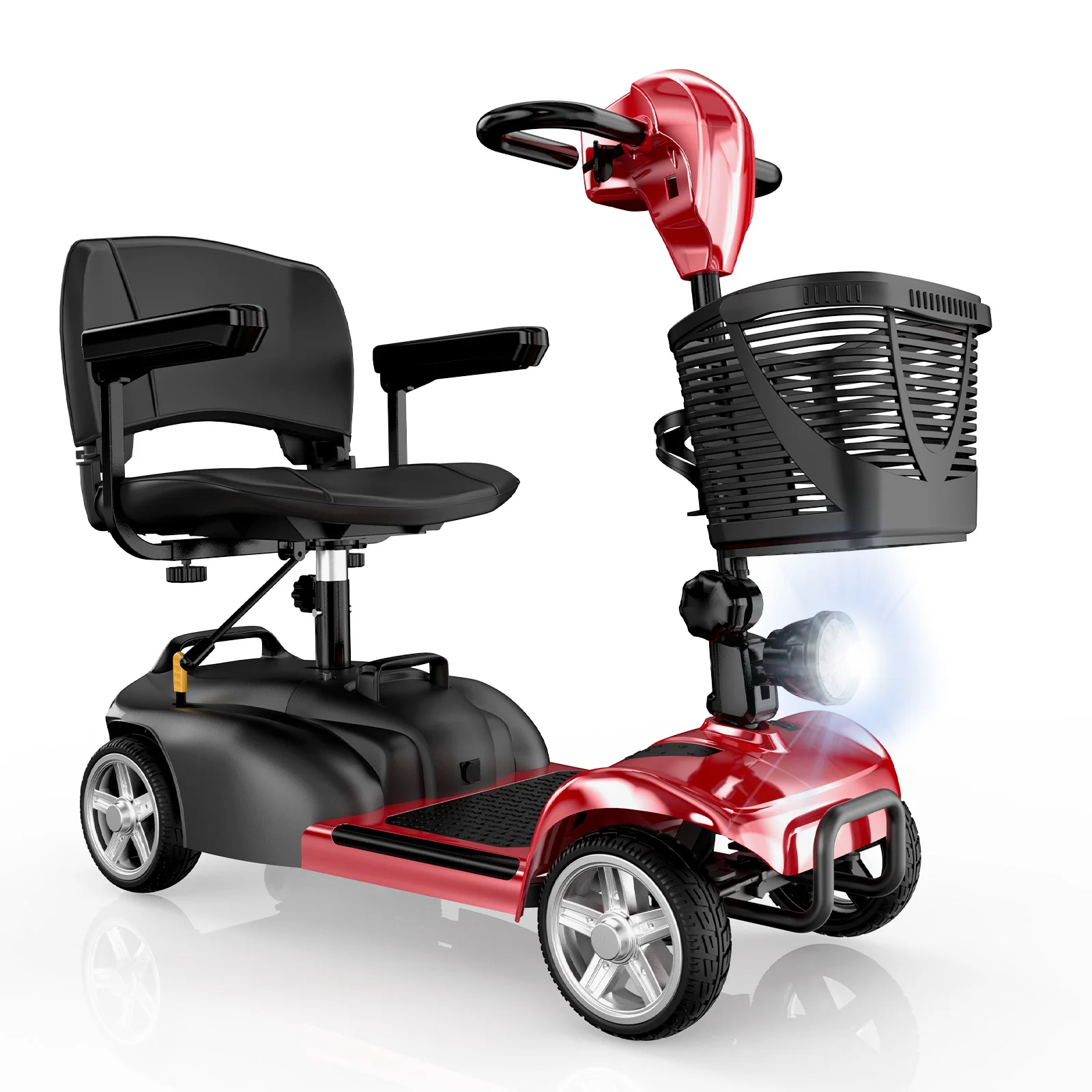 iscooter X02 Electric Mobility Scooter - 250W Power | 12Ah Battery | 5Mph Speed | 12Mi Range - One Size - Escooter Clinic - Image 6
