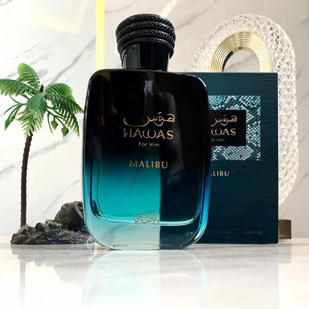 Rasasi Hawas For Him MALIBU Men's Perfume Longlasting Fragrance Middle Eastern Woody Floral Eau De Toilette Valentine's Day Gift - Image 3