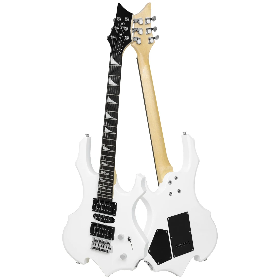  HK·LADE 6 String Electric Guitar Set with Speaker Amplifier Guitar Performance Special Set Alien Guitar Practice - Image 4