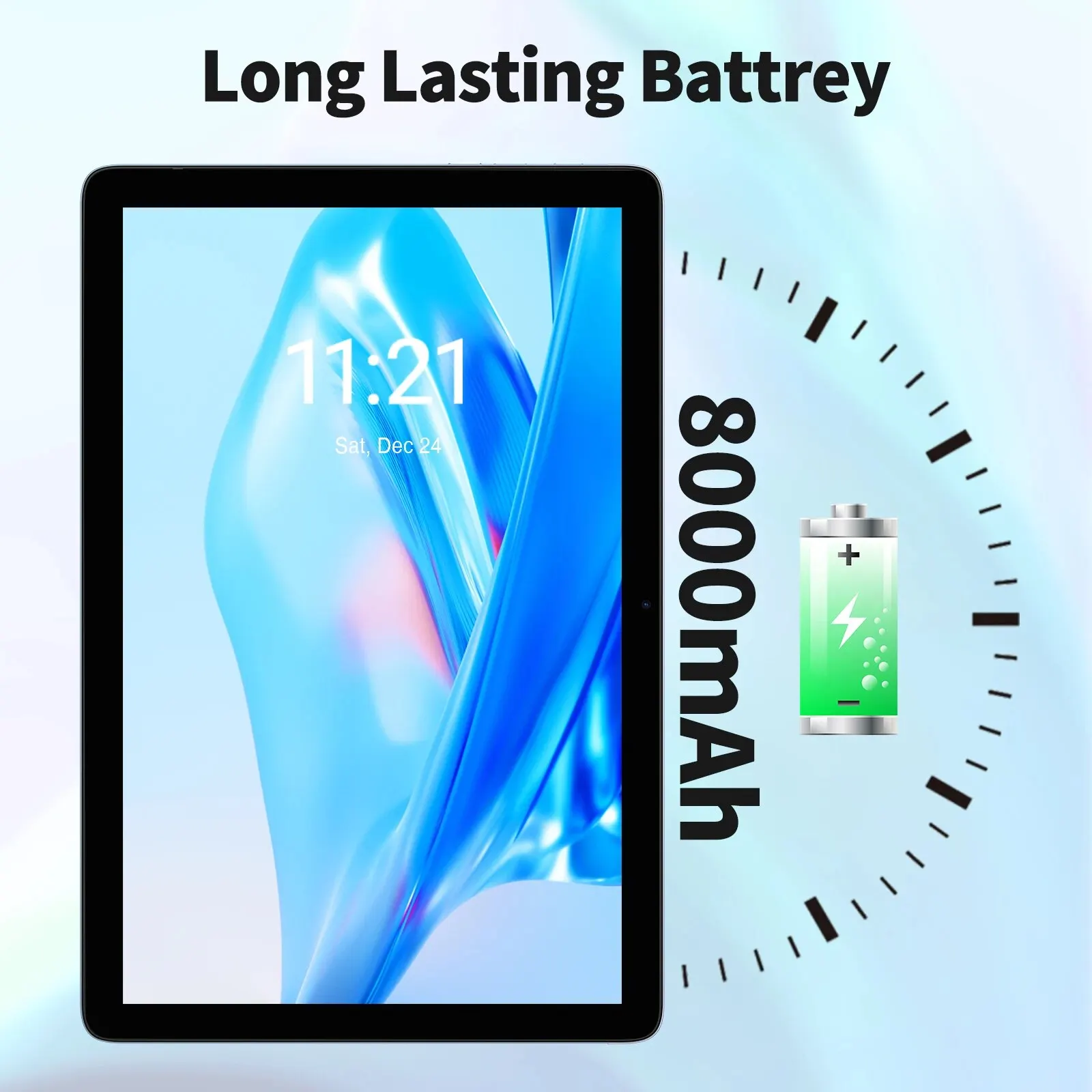 PRITOM TAB11 Android 14 Tablet, 10 Inch, Octa-Core, 5G WiFi6, 128GB, 8000mAh, HD IPS Display, Dual Camera, Bluetooth, FM, TYPE C - Image 6