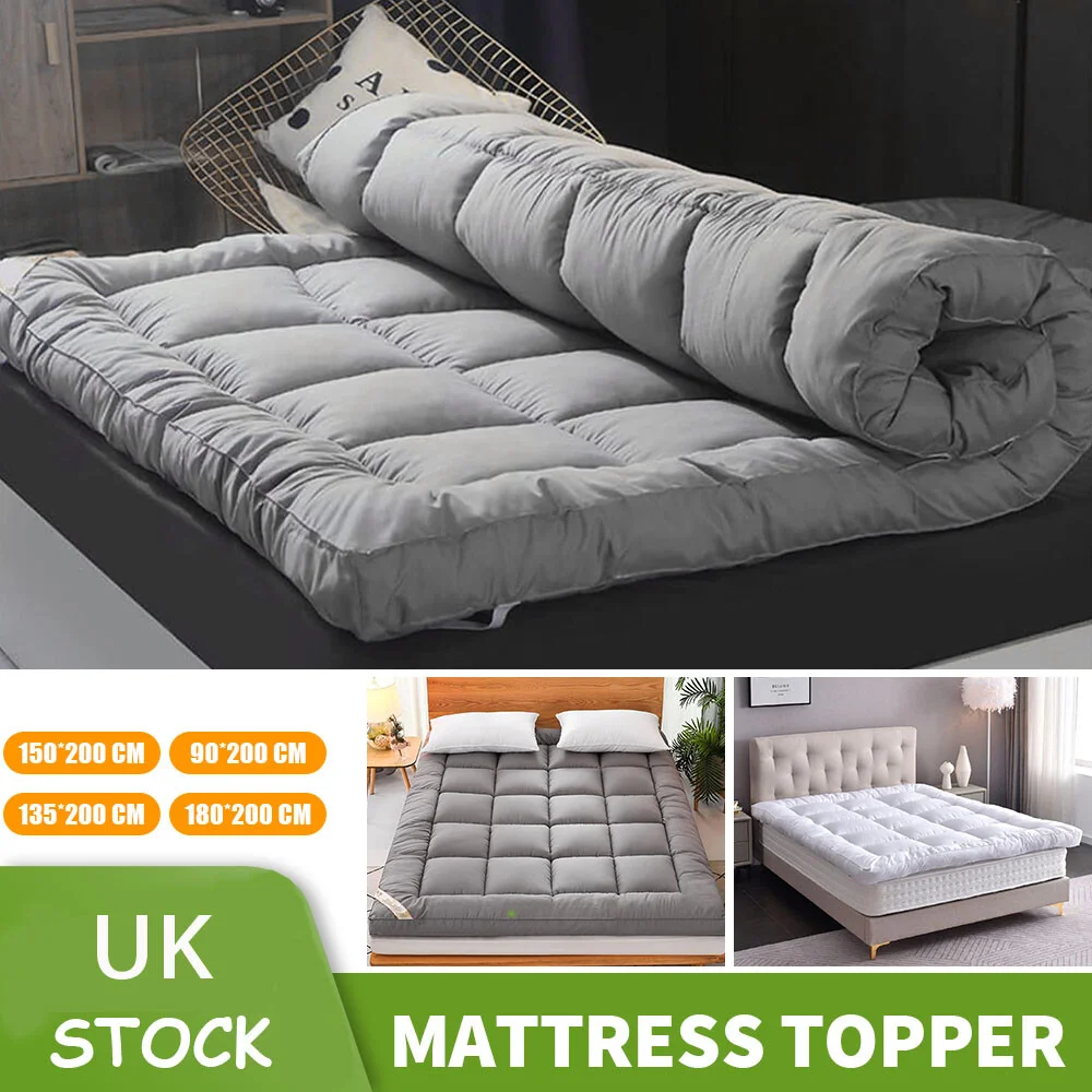 HOTEL QUALITY MATTRESS TOPPER 4INCH / 10CM THICK TOPPERS SINGLE DOUBLE KING ALL SIZE