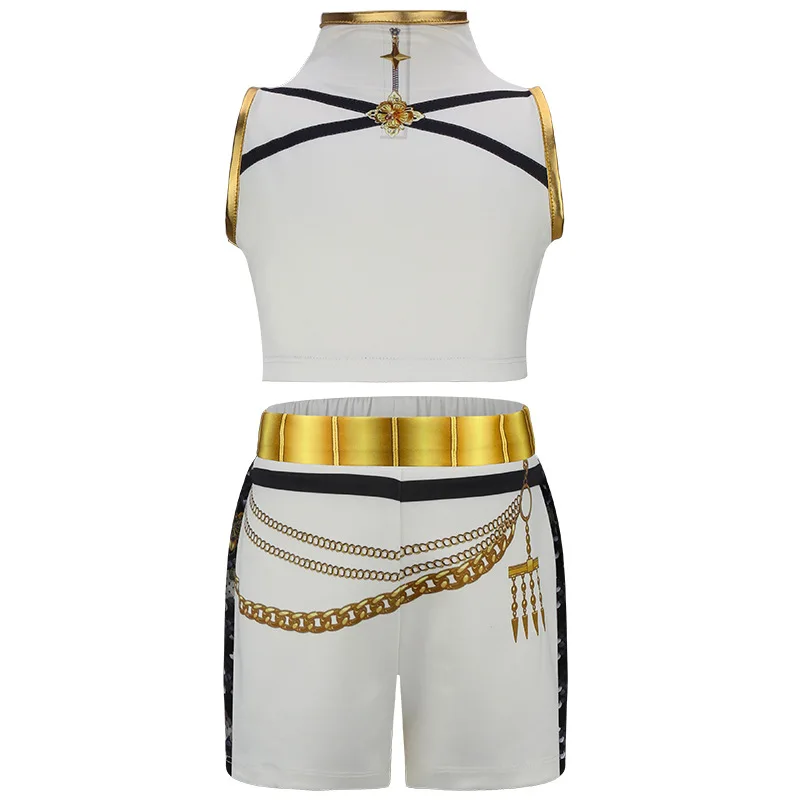 Kpop Idol Uniform Cosplay Costume Girls Black Jacket Tops+Shorts For Kids Birthday Party Halloween Carnival Performance Outfits - Image 6