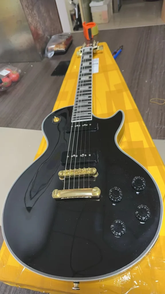 Custom shop, Made in China, LP Custom High Quality Guitar, P90 pickup best guitar