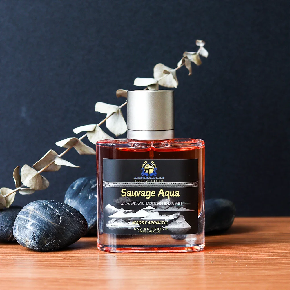 Sauvage Aqua Men's Spicy Woody Cologne Black Pepper Vetiver Cedar Ambroxan Long Lasting Outdoor Fragrance Alcohol-Free Men's
