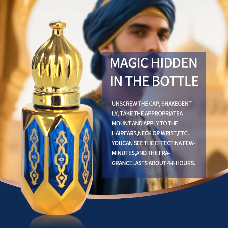10ML Luxury Middle East Arab Perfume Elegant Charm Lasting Fragrance Oil Body Cologne Drip Stick Arabic perfumes Eau De Parfum - Image 4