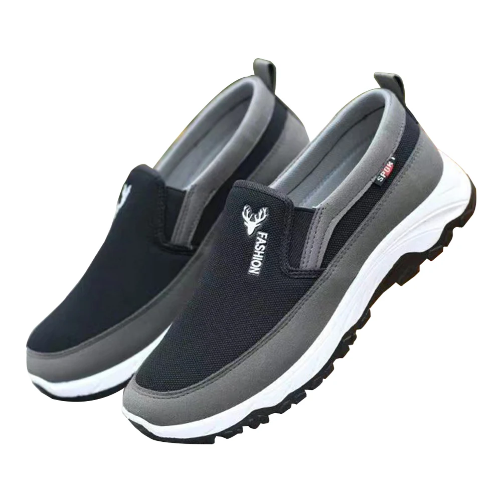 Men Penny Boat Shoes Sports Shoes Breathable Orthopedic Travel Plimsolls Flat Comfortable for Outdoor Activity Hiking Walking - Image 3