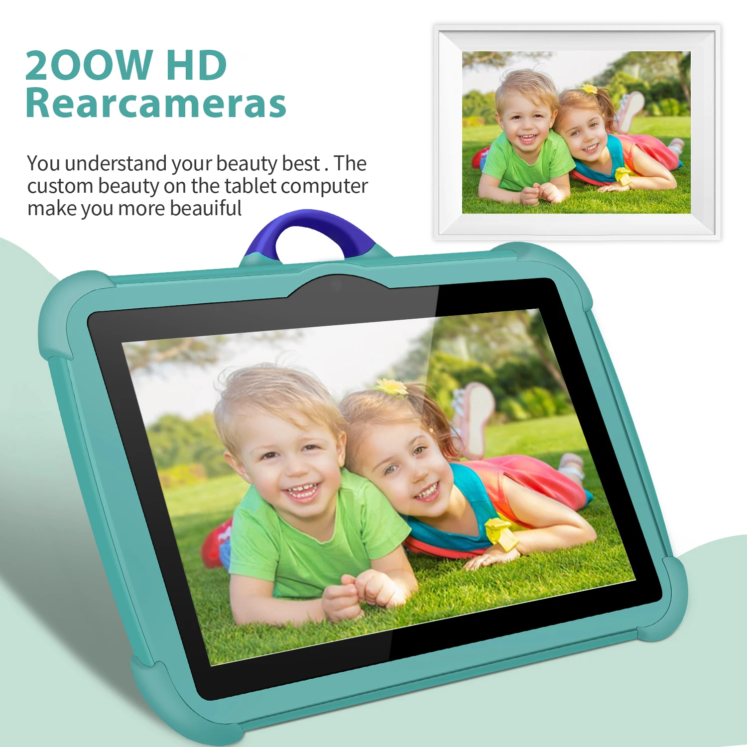 7 Inch Kids Tablet PC with Android 13 Quad Core 4GB RAM 64GB ROM Educational Learning Children's Favorite Cheap Simple Design - Image 4