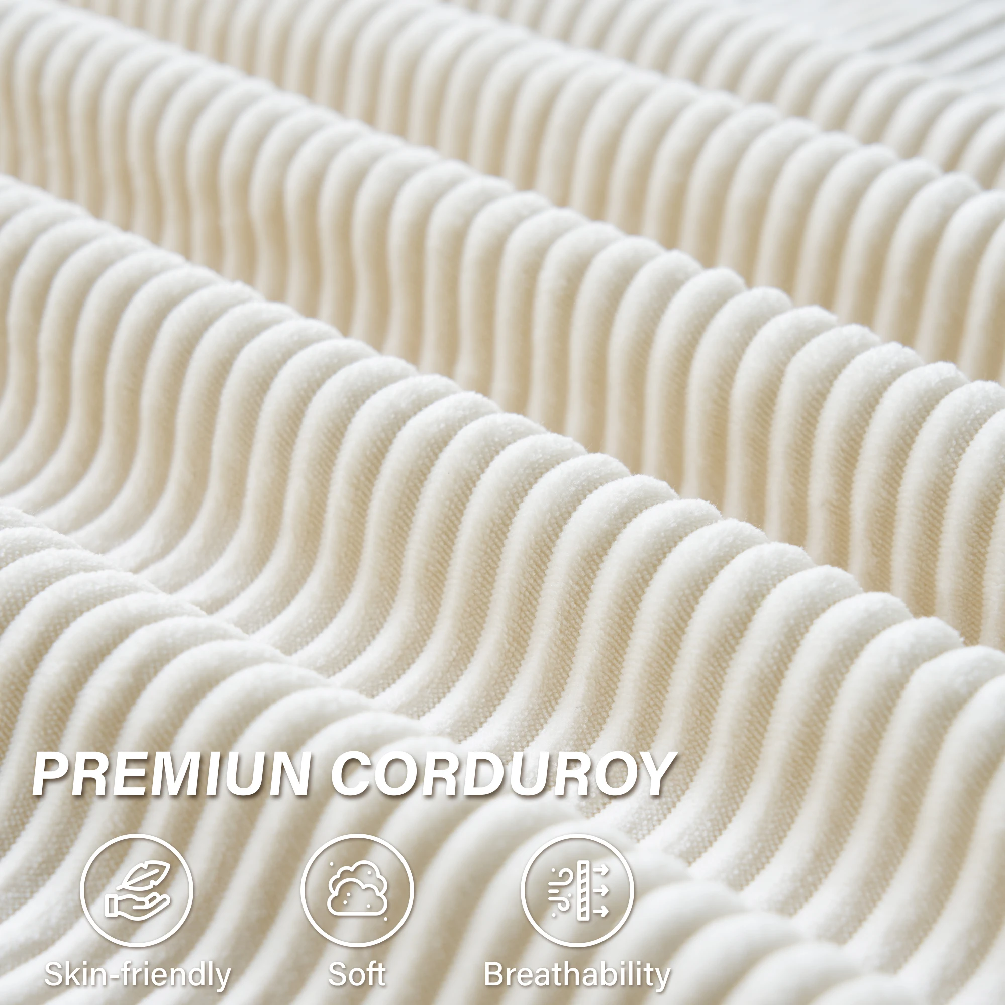 Foldable Sofa Bed, 62'' Folding Floor Couch, Compressed Convertable Sleeper Sofa, Memory Foam Couch with Pillow Back Support Ar - Image 5