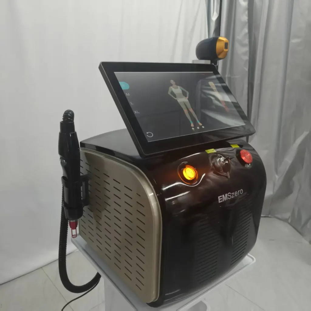 2 in 1 Diode Laser Hair Removal Ice Painless Alexandrite Picosecond Laser Tattoo Removal Multi-Function Cooling System Beauty