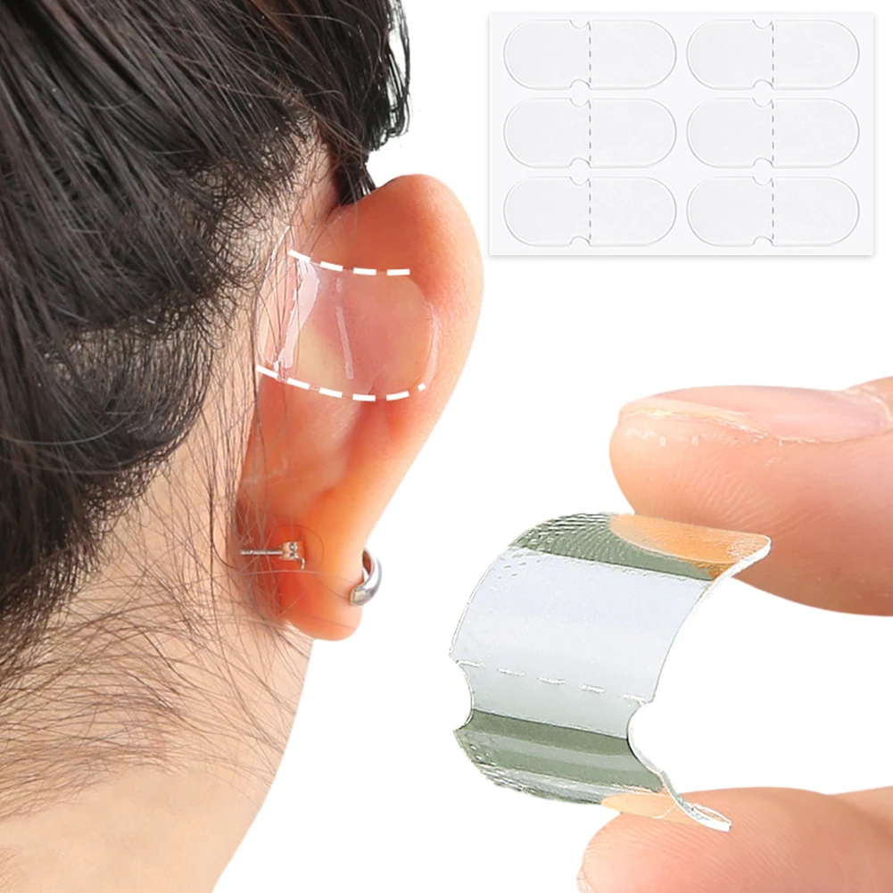 60 Pcs Cosmetic Ear Corrector Solves The Problem of The Big Ear Big Ear Supporters Self Adhesive Cosmetic Ear Stickers Ear Tape