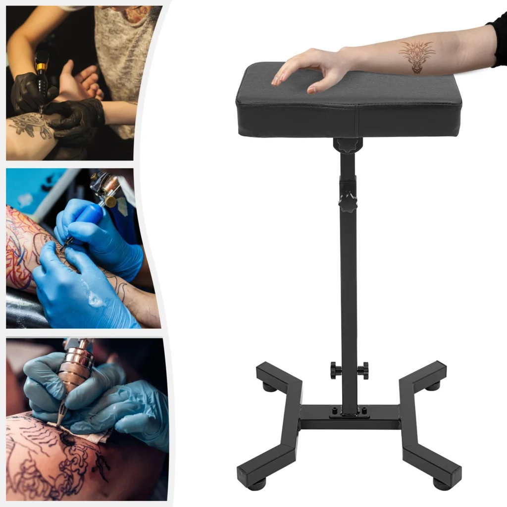 Adjustable Height Armrest Stand|340° Rotating & 27.56-38.98" Height Adjustable Arm Rest|Tattoo Armrest Stand
