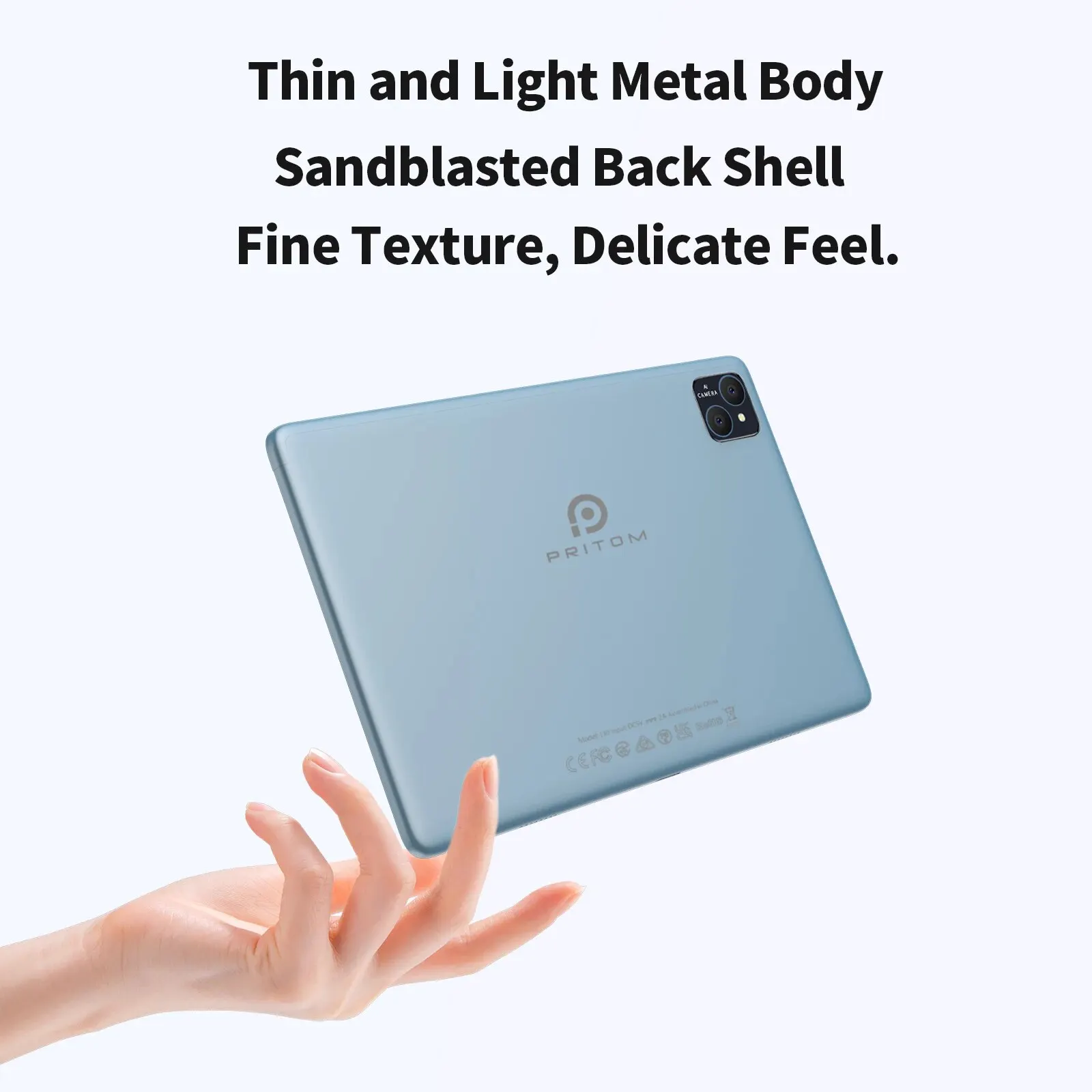 PRITOM TAB11 Android 14 Tablet, 10 Inch, Octa-Core, 5G WiFi6, 128GB, 8000mAh, HD IPS Display, Dual Camera, Bluetooth, FM, TYPE C - Image 4