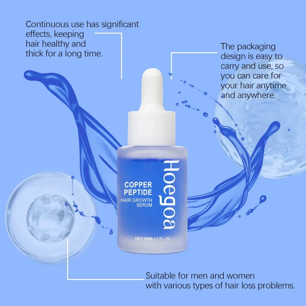 Hoegoa Copper Peptide Hair Serum – Nourishing Scalp Care for Strong, Voluminous Hair