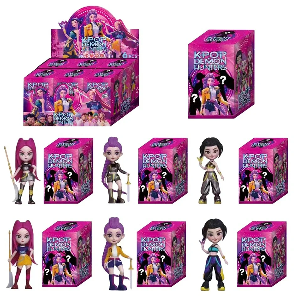 IN Stock Exclusive 2026 Devil Hunter Blind Box - Rumi Mira Zoi Vinyl Doll Mask Anime KPop New Launch Best Seller Ornament Gift