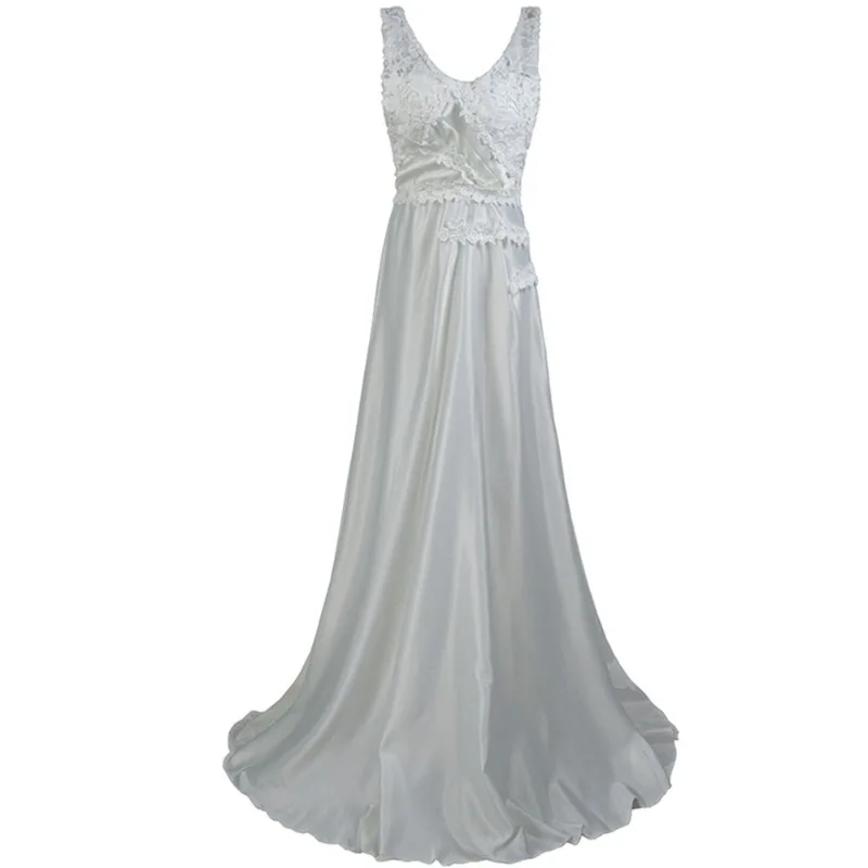 Women Lace Applique Evening Wedding Dresses for Bride Tulle V Neck Backless Corset Bridal Ball Gowns Mermaid Floor Length Dress - Image 5