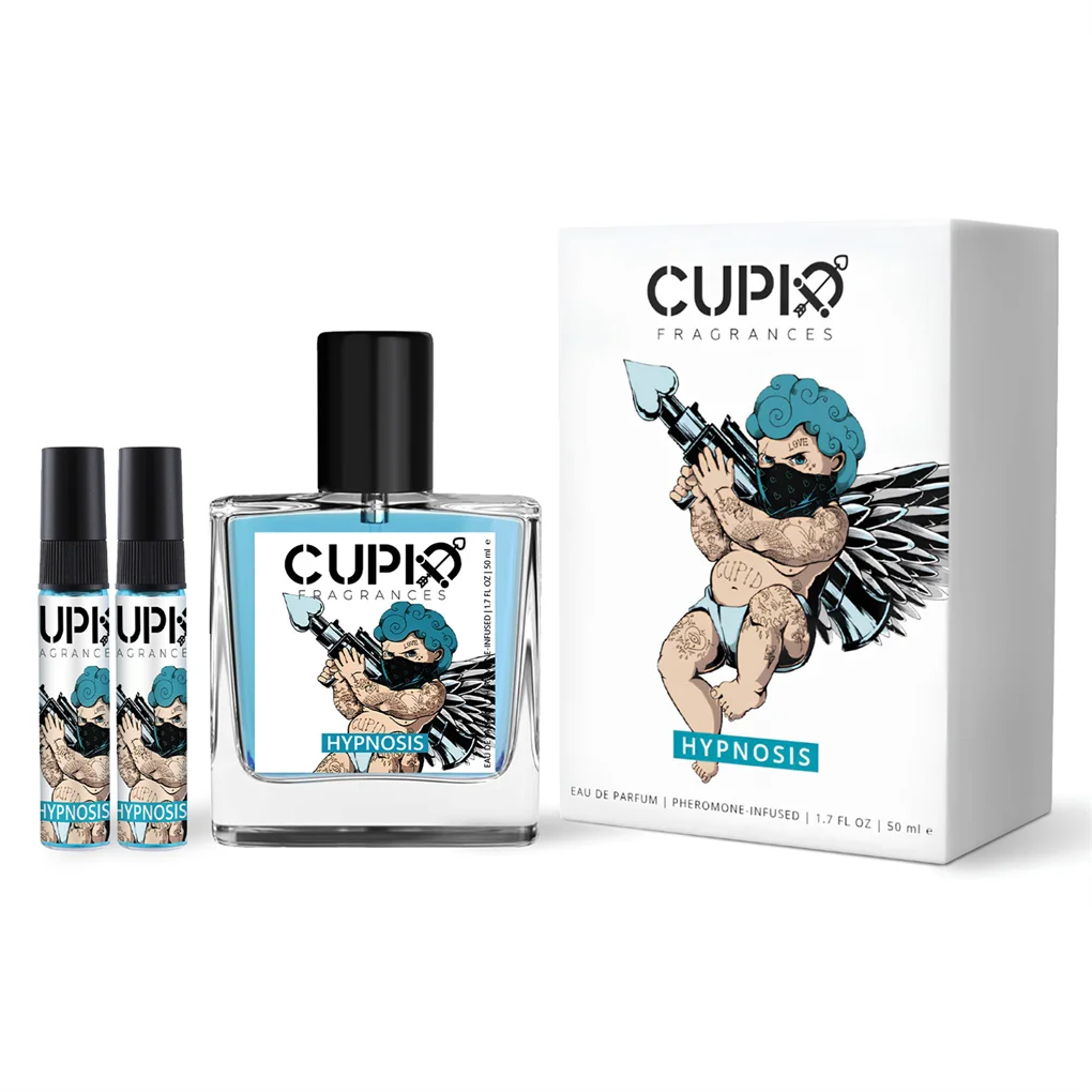 CUPID Fragrance 50ML Men's 2 in 1 Cologne Luxurious Scent for the Modern Gentleman Comes with 2*5ML Portable Perfumes
