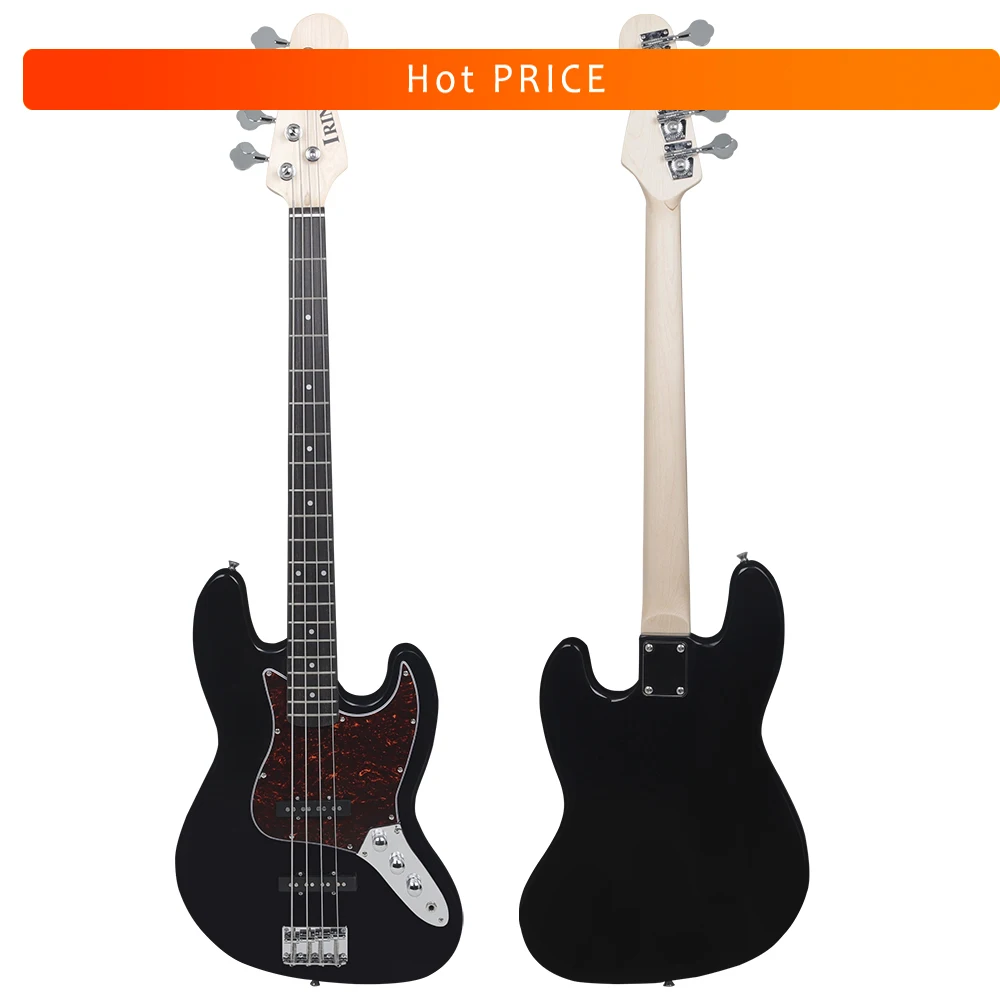 Professional 4 Strings/5 Strings Bass Guitar Maple Body Electric Bass Guitar Stringed Musical Instrument With Connection Cable - Image 5