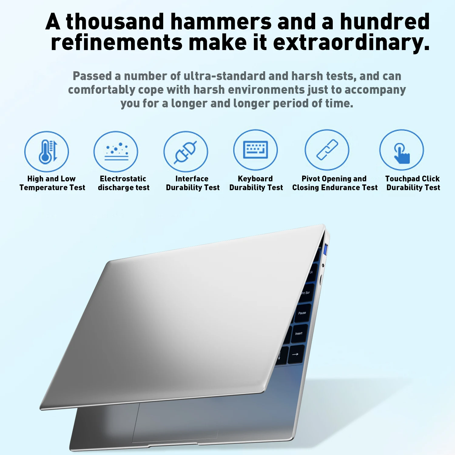 LENO 14.1"Laptop Windows 11 16GB RAM 2TB SSD Intel N3700 Ultra Slim Notebook Gamer 1920*1080 Display Office Study Computer PC - Image 2