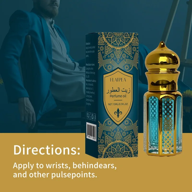 15ML Middle East Arab Perfume Men's Cologne Drip Stick Fragrance Essential Oil Lasting Oriental Tune Portable Perfumes hombre - Image 5