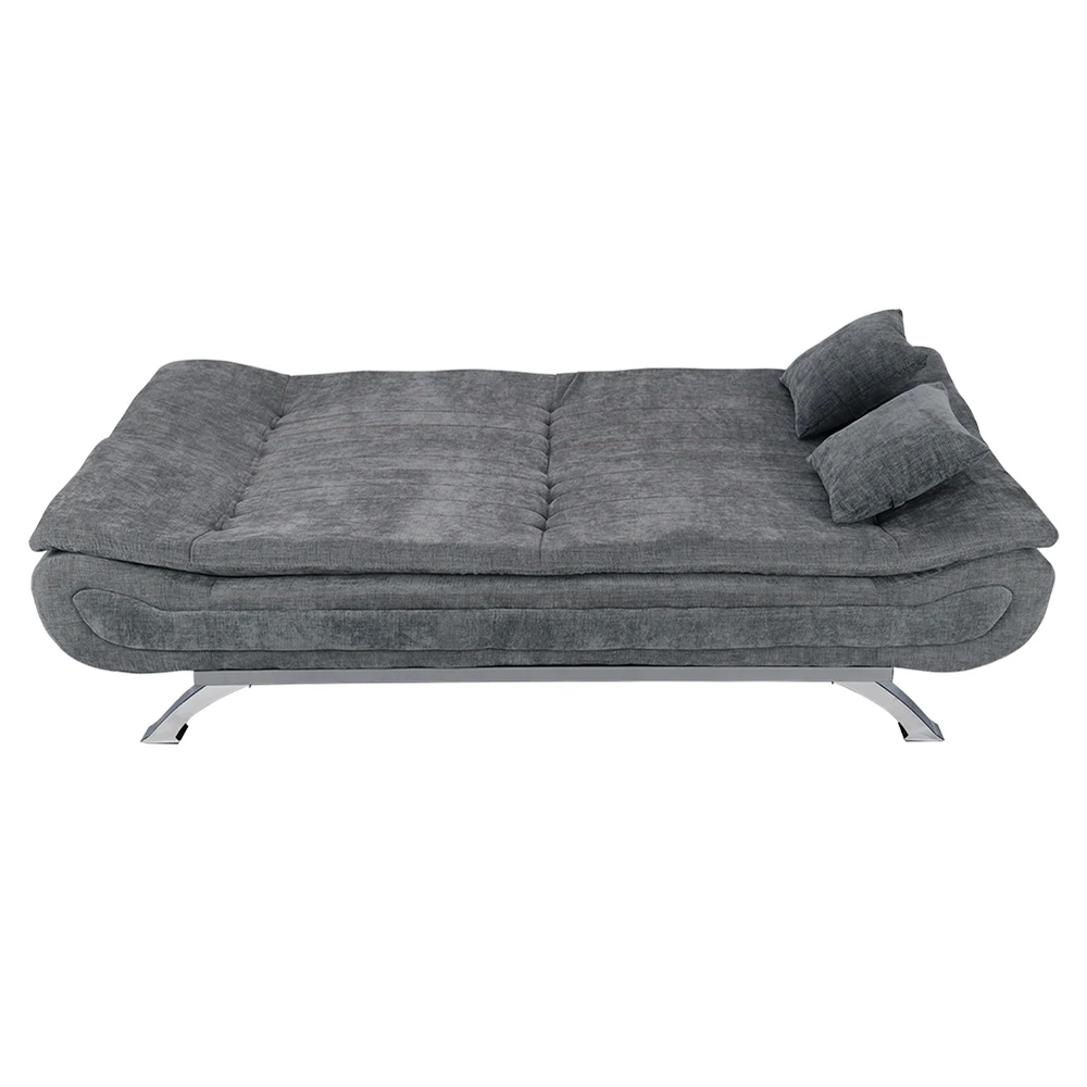 Voltsify 2-Seat Linen Fabric Convertible Sofa Bed Convertible with Pillows - Image 6