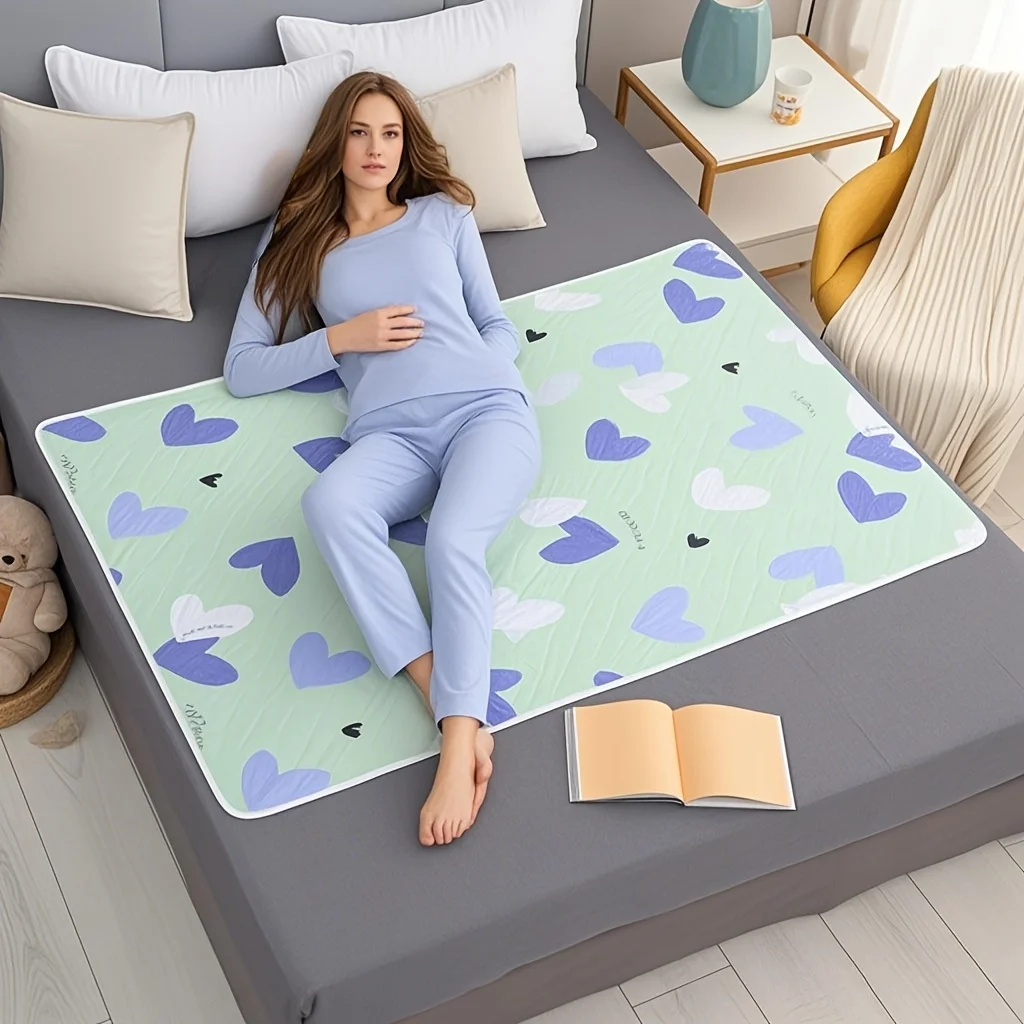 Washable & Reusable Thick Bed Protection Pad - Durable Medical Grade Mattress Protector for Adults, Seniors & Pets, Elderly Care
