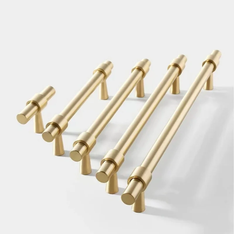 Antique Solid Brass Wardrobe Closet Door Pulls Retro Drawer Knobs Kitchen Accessories Cabinet Storage Handles Furniture Handles - Image 5
