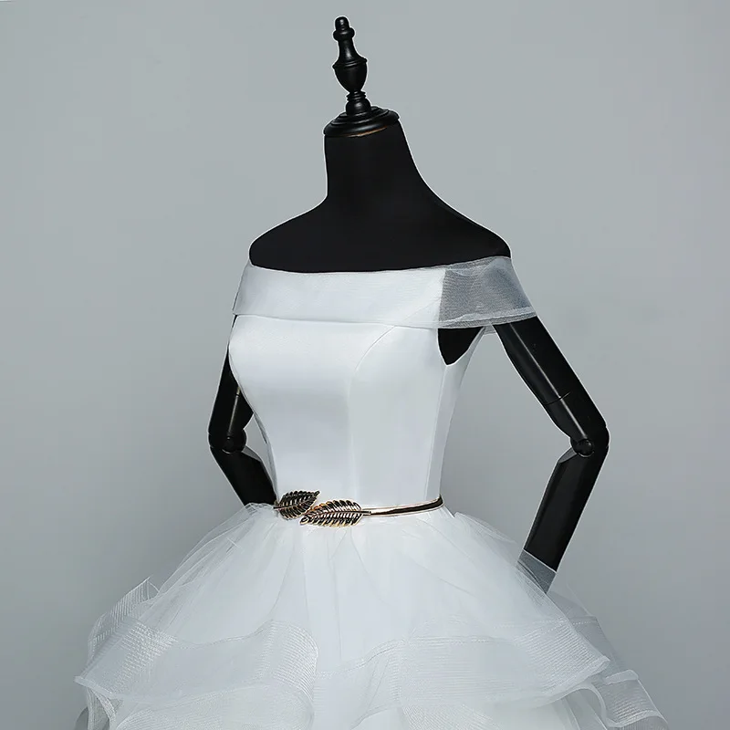 Wedding Dress Lace Up Wedding Dresses Embroidery Ball Birthday Gowns White Draduation Ceremony Dress Bride Vestido De Novia - Image 6