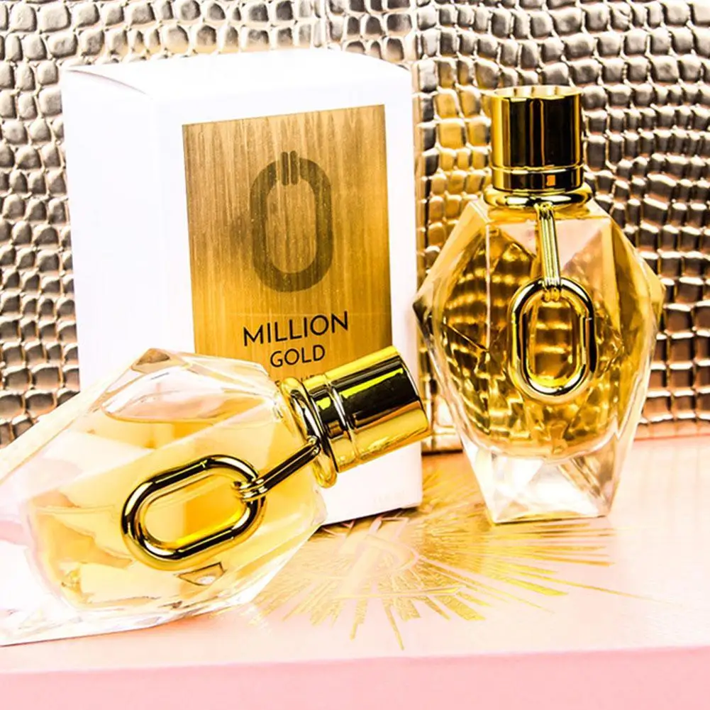 Million Gold For Women EDP | Long-Lasting Oriental Floral Perfume With Rose, Patchouli & Oud | Luxury Woody Fragrance