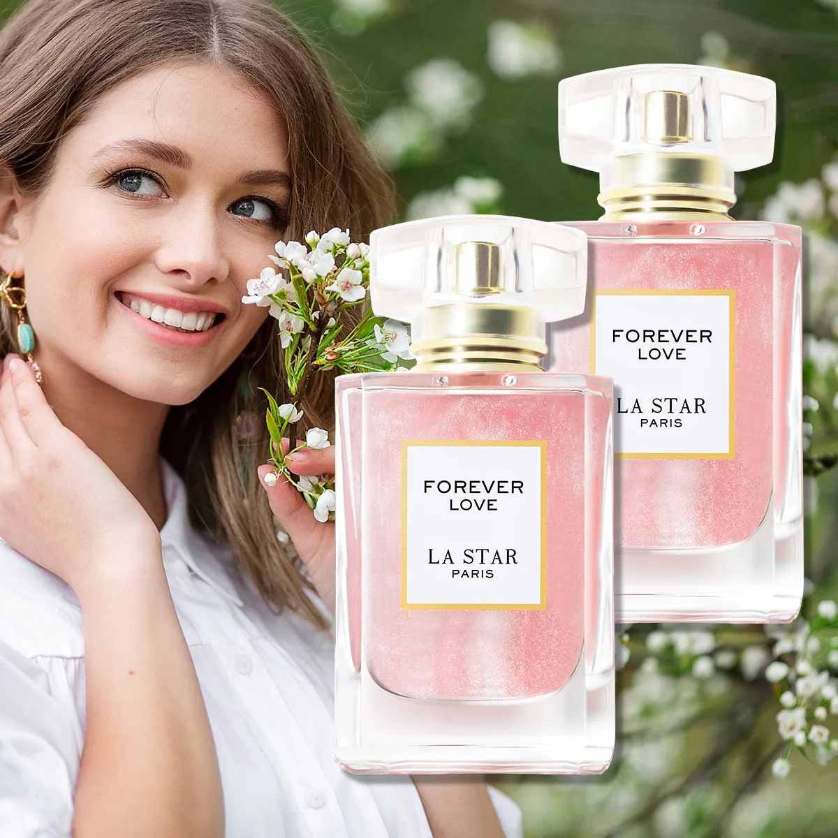 LASTAR Women's Long-lasting Perfume , Two bottles Totaling 110ml/3.72fl oz, Rose &Jasmine Fragrance,Christmas/New Year Gifts - Image 6