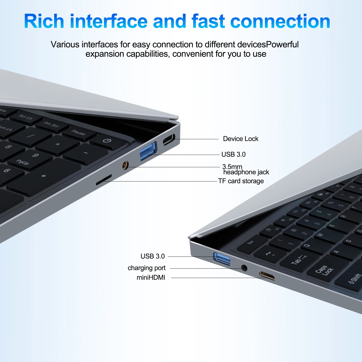 15.6" Portable i3 Laptop Computer PC Windows 11 Pro Intel Core i3 6100U Laptops Fingerprint 16GB RAM 1TB 2TB SSD Notebook PC - Image 6