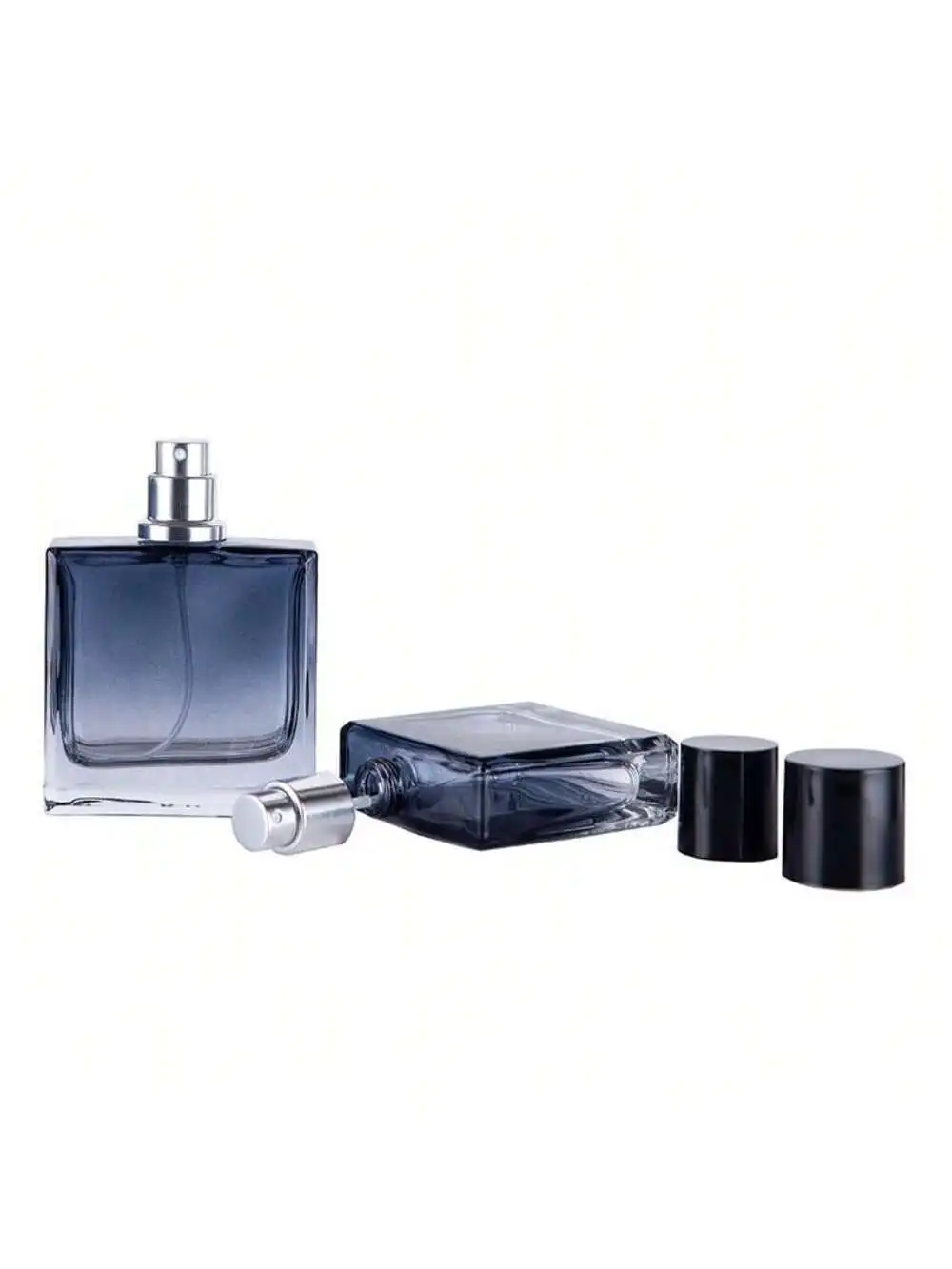 1Pc30Ml/50Ml/100Ml Gradient Blue Glass Perfume Sprayer - Portable Refillable Travel Spray Bottle for Perfume, Cosmetics and Liquid, Perfume Bottle - Image 6