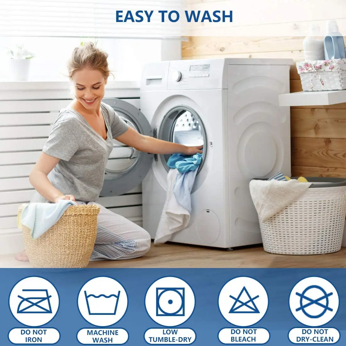 Waterproof Bedsheet Cotton Terry Flat Sheet Style Mattress Cover Anti Mites & Washable Sheet Protector - Image 6