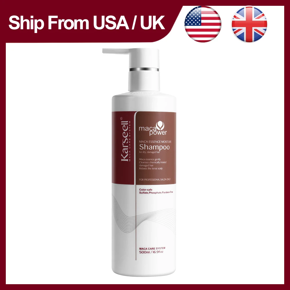 Karseell Moisturize Shampoo for Dry And Damaged Hair Natural Extract Professional Salon Smooth Shampoo