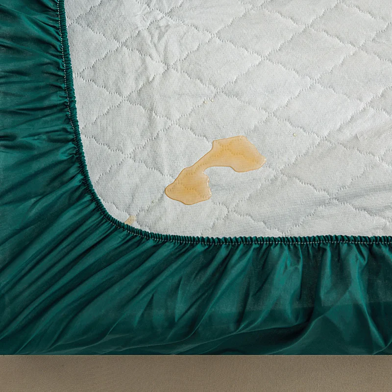 Waterproof Quilted Mattress Protector Breathable Mattress Cover Anti-mite Anti-bacterial Fitted Bed Sheet No Pillowcase - Image 4