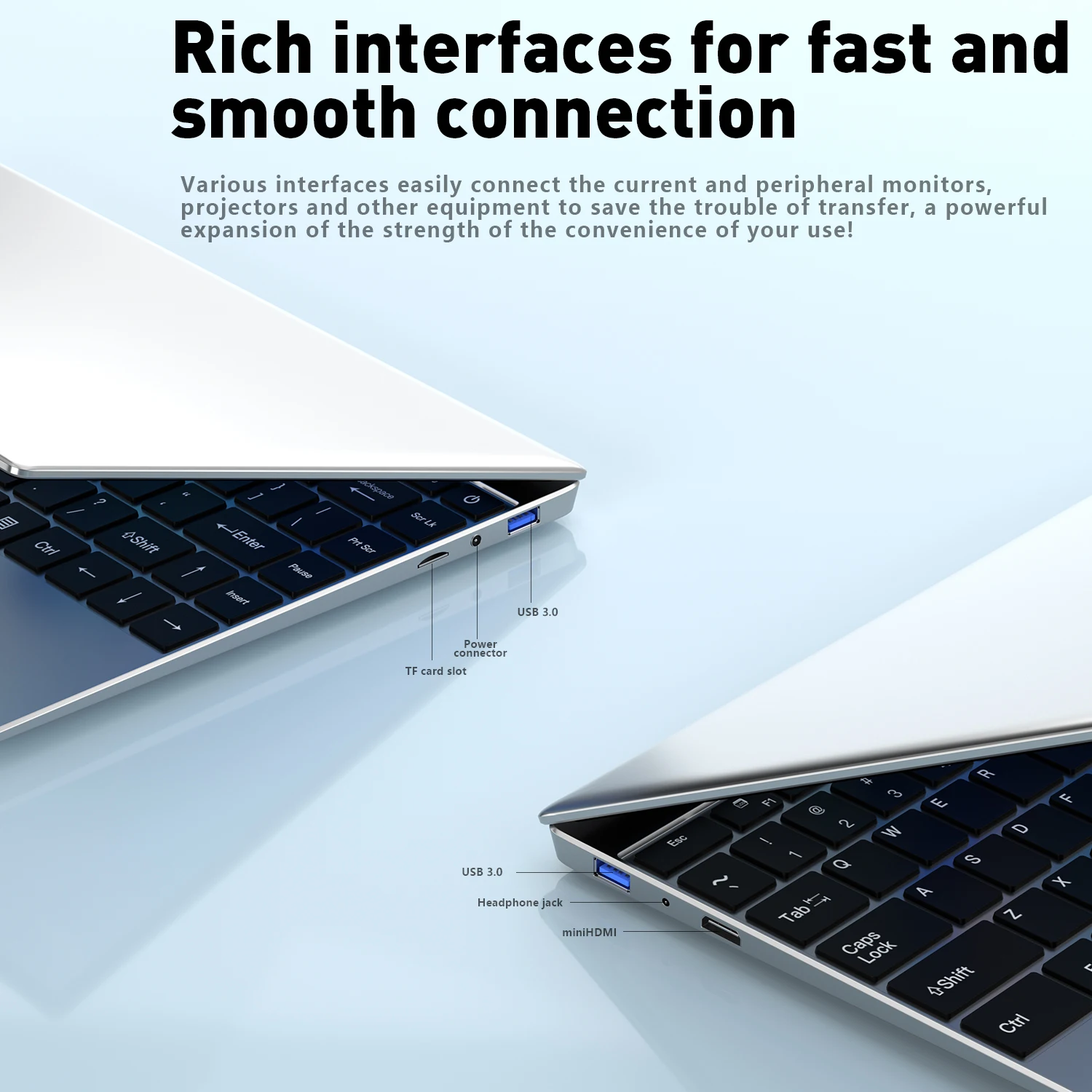 LENO 14.1"Laptop Windows 11 16GB RAM 2TB SSD Intel N3700 Ultra Slim Notebook Gamer 1920*1080 Display Office Study Computer PC - Image 6