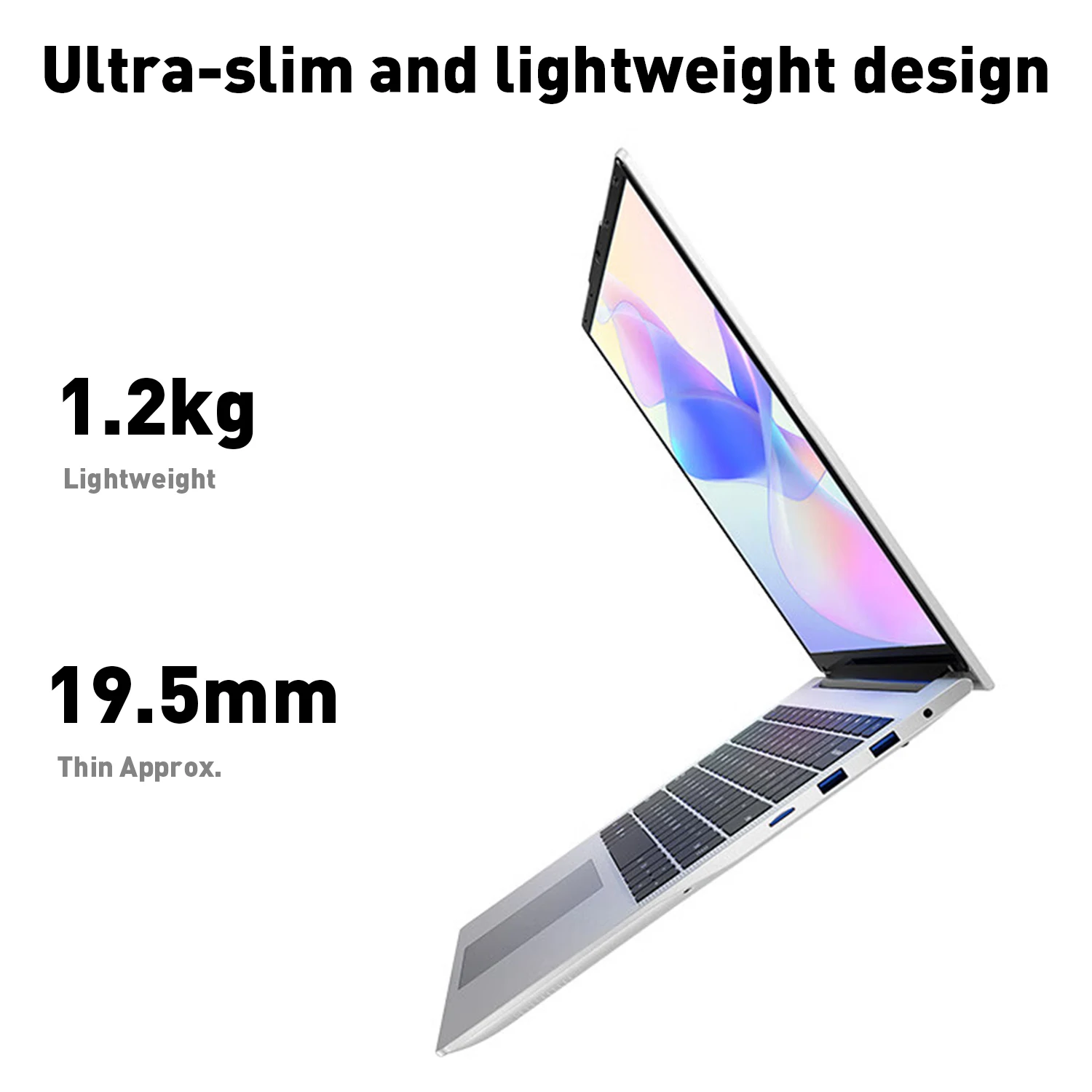 LENO 14.1"Laptop Windows 11 16GB RAM 2TB SSD Intel N3700 Ultra Slim Notebook Gamer 1920*1080 Display Office Study Computer PC - Image 5