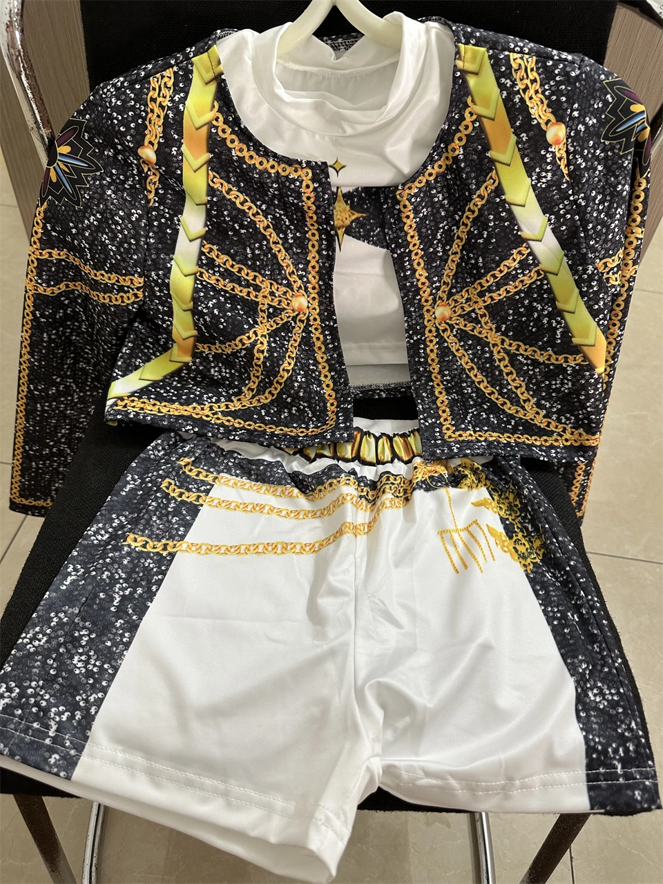 2025 Fantasia Girl K Pop Demon Hunters Costume Children's Cosplay Pop Singer Rumi Zoey Mira Clothing Sets Festival Kids Clothes - Image 2