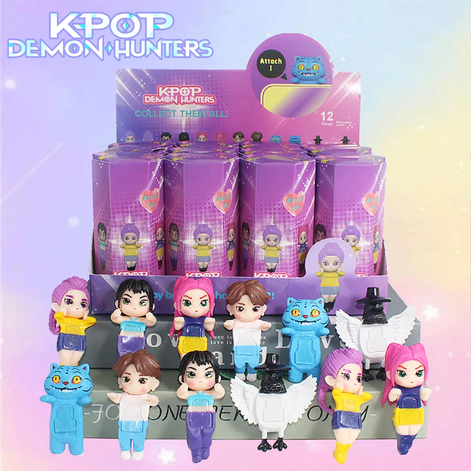 Q Version Demon Hunters Figure Huntrix Figures Kpop Demon Hunters Figure Toy Derpys Tiger Rumi Italian Brainrot Ornament